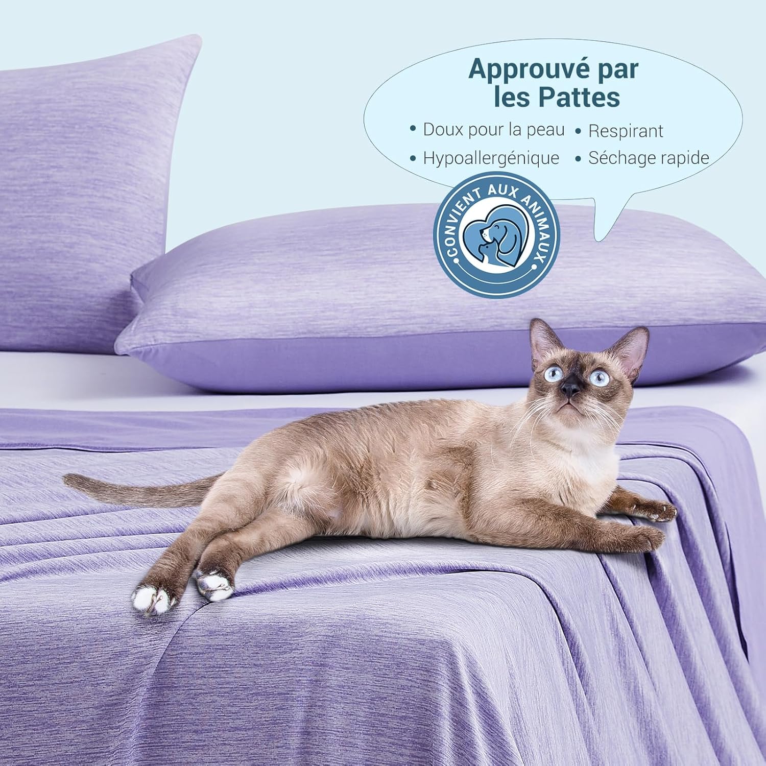 Thumbnail 6 de Elegear Couverture Rafraichissante d'été 2 en 1 Arc-Chill 3.0 – Pourpre 200x220cm