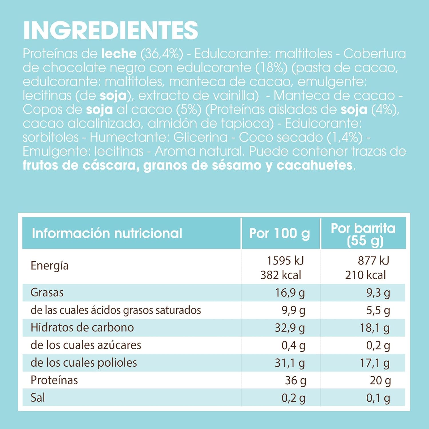 Thumbnail 4 de Enervit, The Protein Deal Coconut Party 🍫 Barritas Proteicas Sin Gluten
