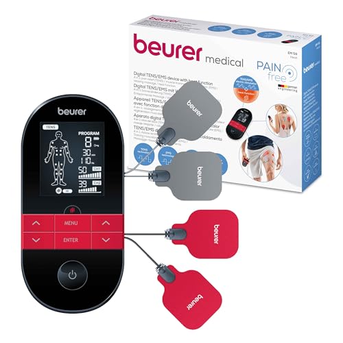 Detalle de Beurer EM 59 Heat: electroestimulador digital con TENS, EMS y calor (2 canales)