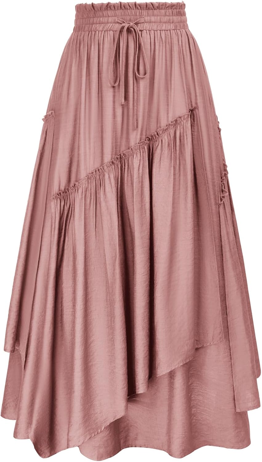 Detalle de SCARLRT Maxi Skirt in Crepe