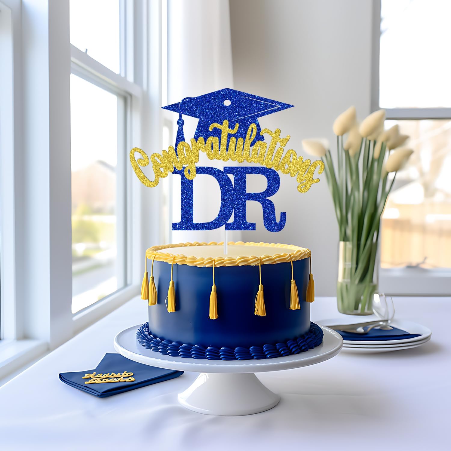 Thumbnail 5 de DR Graduation Cake Topper, Paper