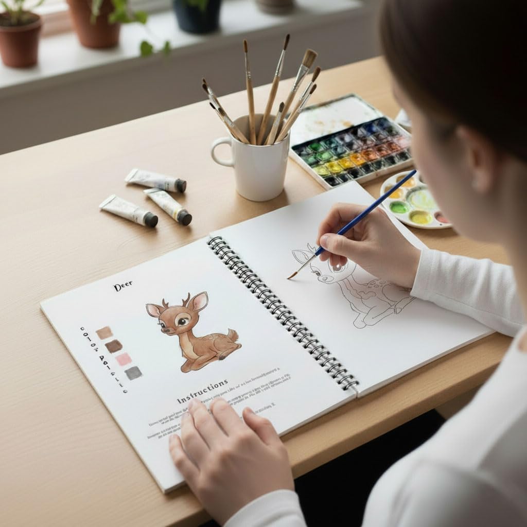 Detalle de pobuu Watercolour Workbook 15 Designs
