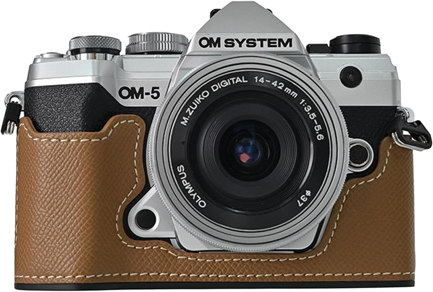 Thumbnail 6 de Rieibi PU Leather Half Case for Olympus OM-5 and E-M5 Mark III