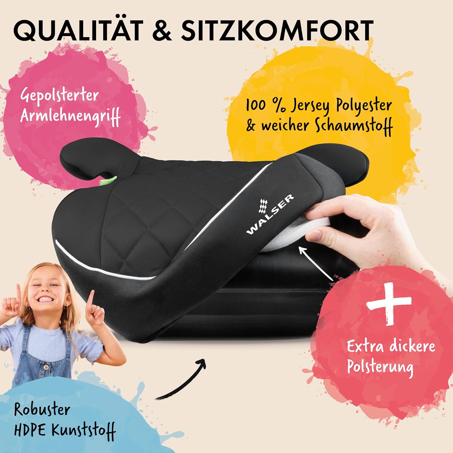 Thumbnail 2 de WALSER Premium Sitzerhöhung 36,5×44×22 cm