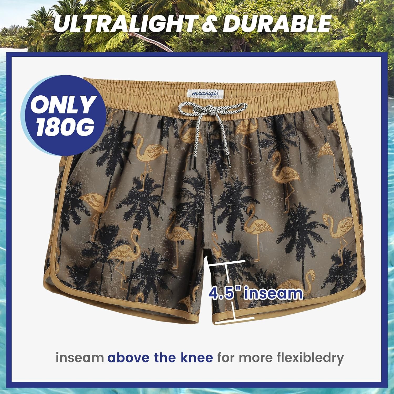 Thumbnail 1 de MaaMgic 5 Short Vintage Swim Trunks