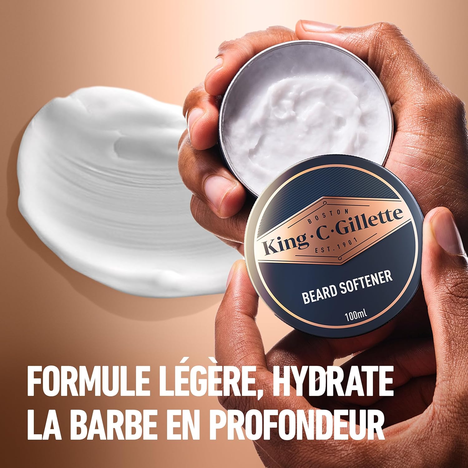 Thumbnail 1 de Kit voyage King C. Gillette pour la barbe : nettoyant 3-en-1, hydratant et baume adoucissant