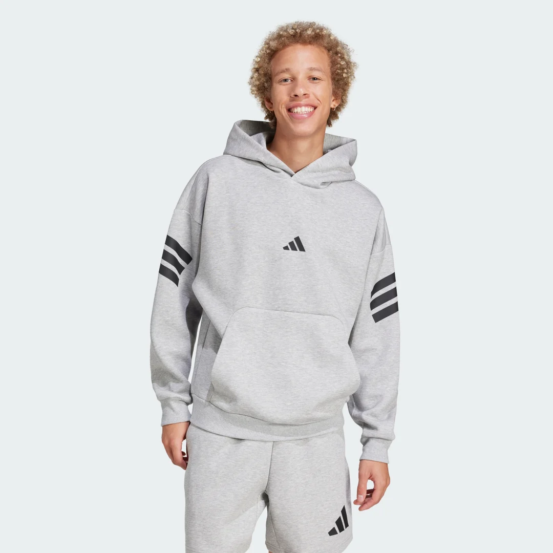 Imagen de Sudadera con capucha Future Icons 3 bandas de Adidas en OfertitasTOP