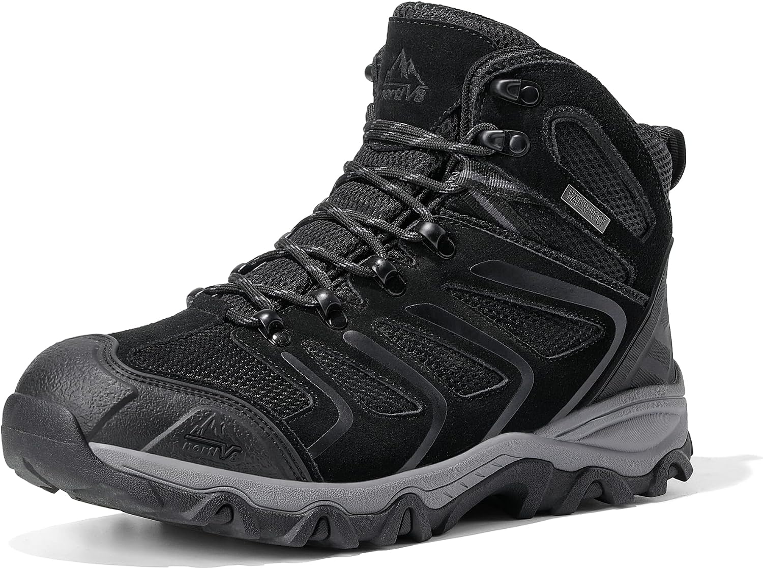 Thumbnail 6 de NORTIV 8 Herren Outdoorschuhe – wasserdichte Trekking- und Wanderschuhe mit Knöchelstütze