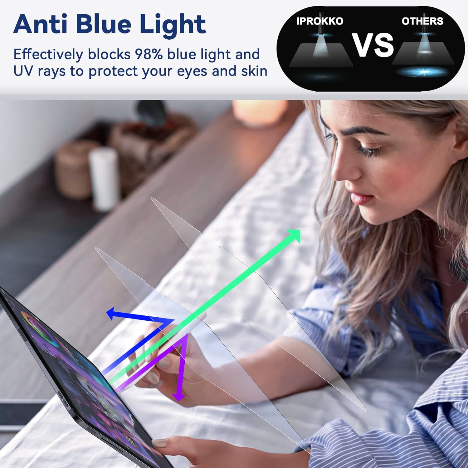 Thumbnail 6 de Like Paper Papier-Schutzfolie (2 Stück) für iPad 9/8/7 & iPad 10,2 Zoll – matt, blendfrei fürs Zeichnen