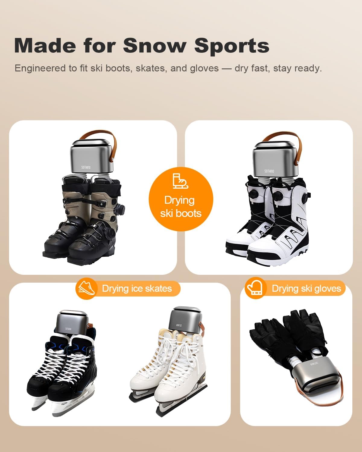 Thumbnail 5 de SOTHING Boot Dryer 95W for Ski Boots