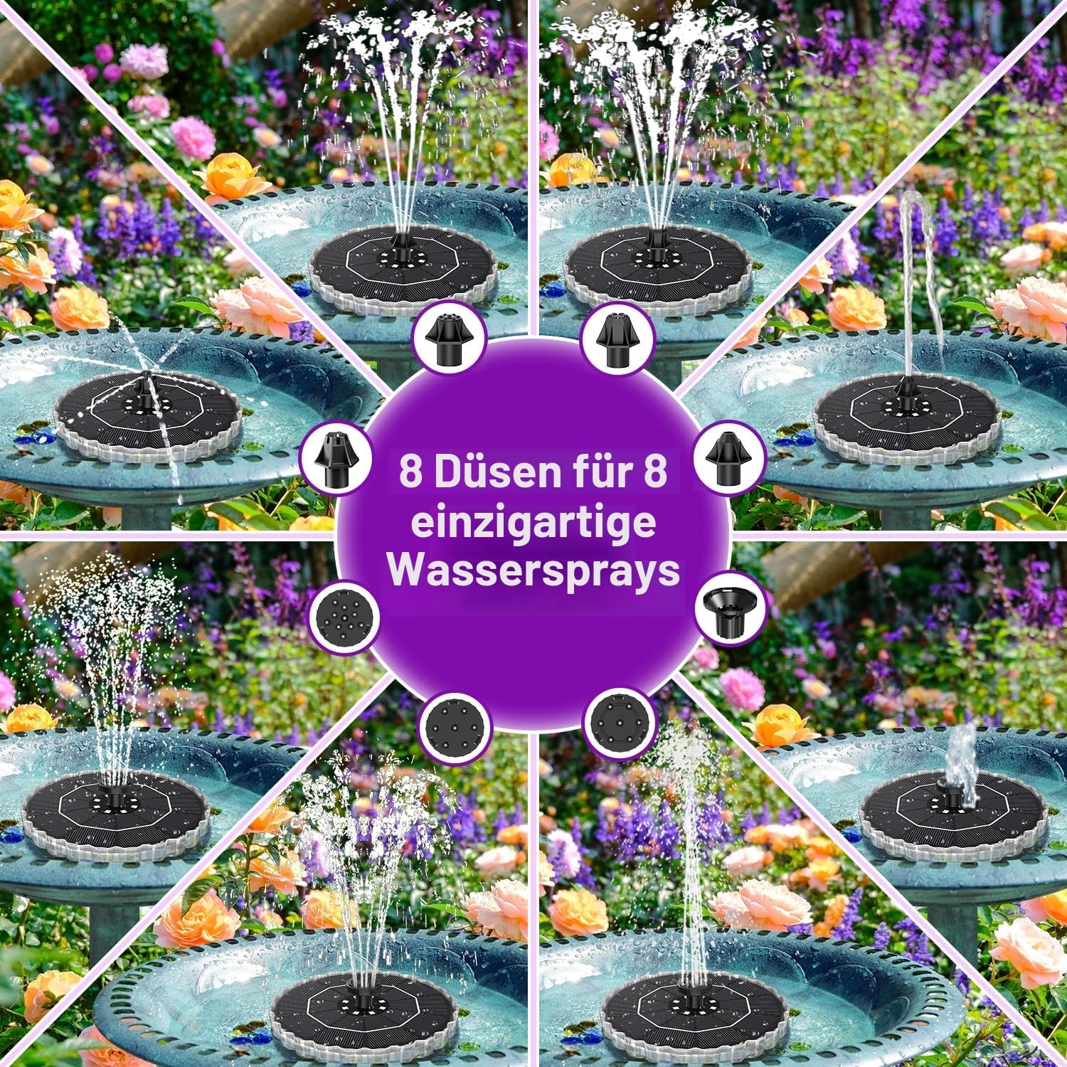 Thumbnail 1 de SZMP Solar Springbrunnen 3,5 W für außen