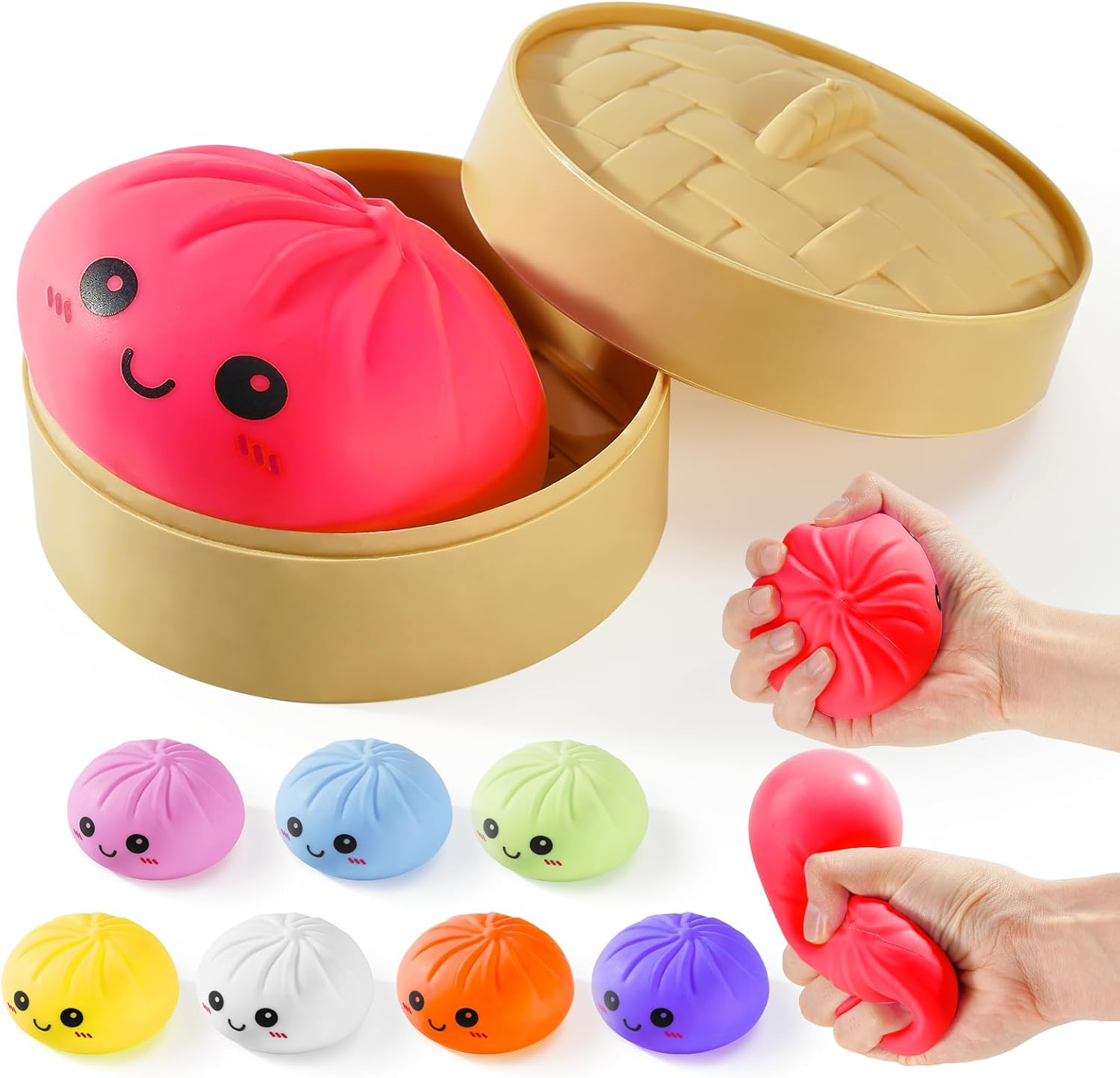 Thumbnail 6 de Bolas de masa hervida Squishies: Mystery Glitter Dumplings for Sensory Play