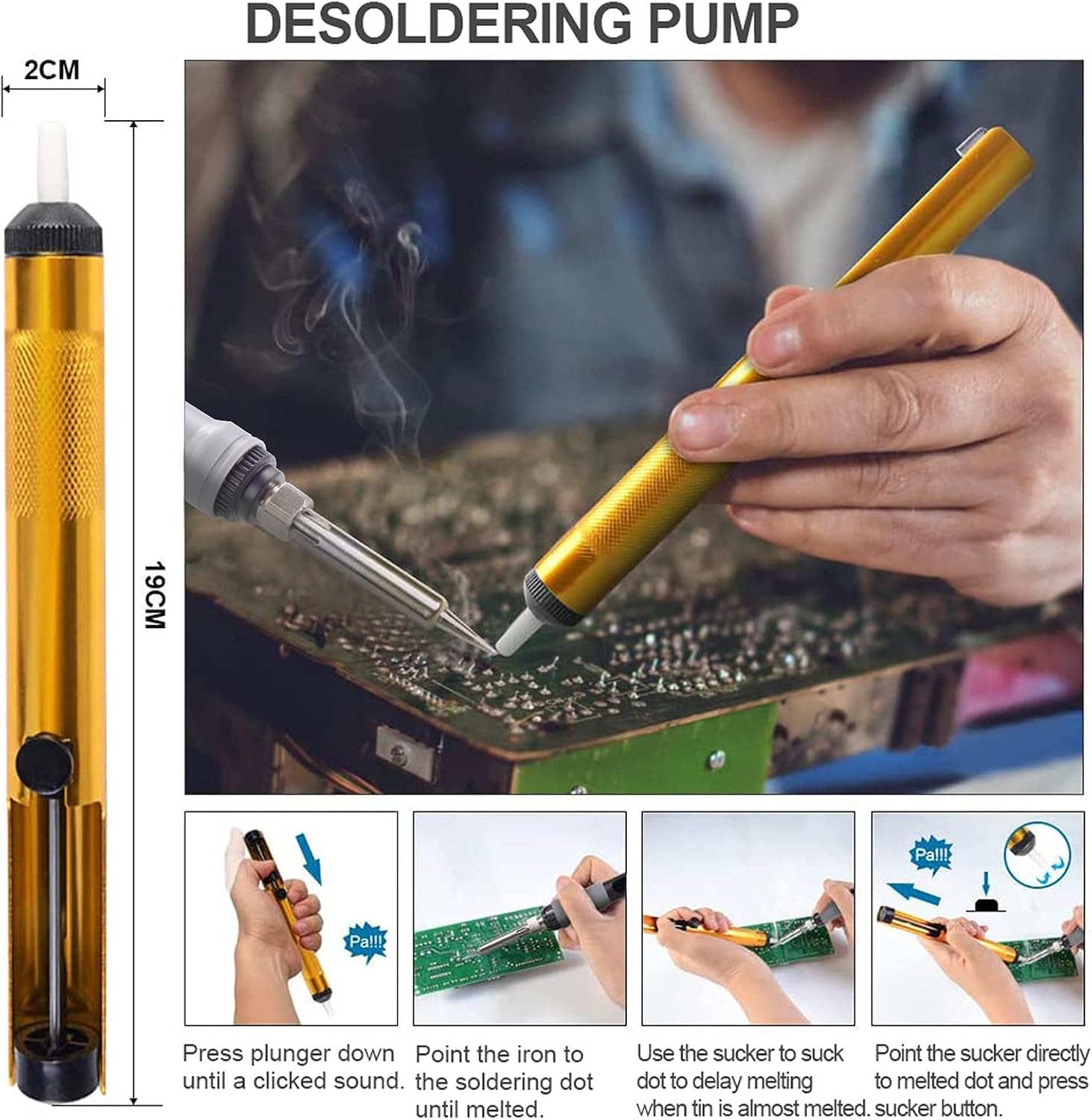 Thumbnail 5 de HANDSKIT Soldering Iron Kit 90W