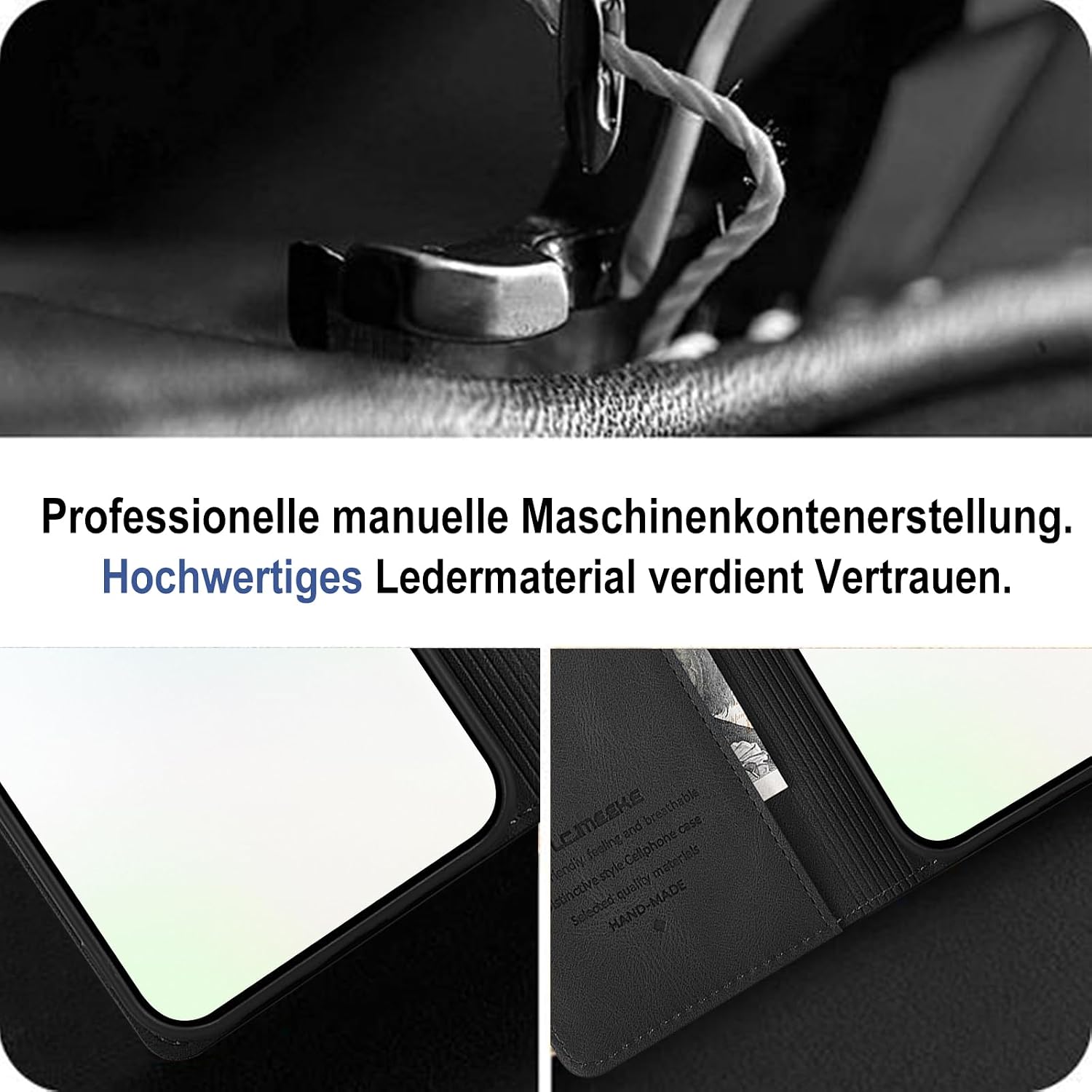 Thumbnail 2 de Giyer Hülle Galaxy A36 5G Wallet Schwarz
