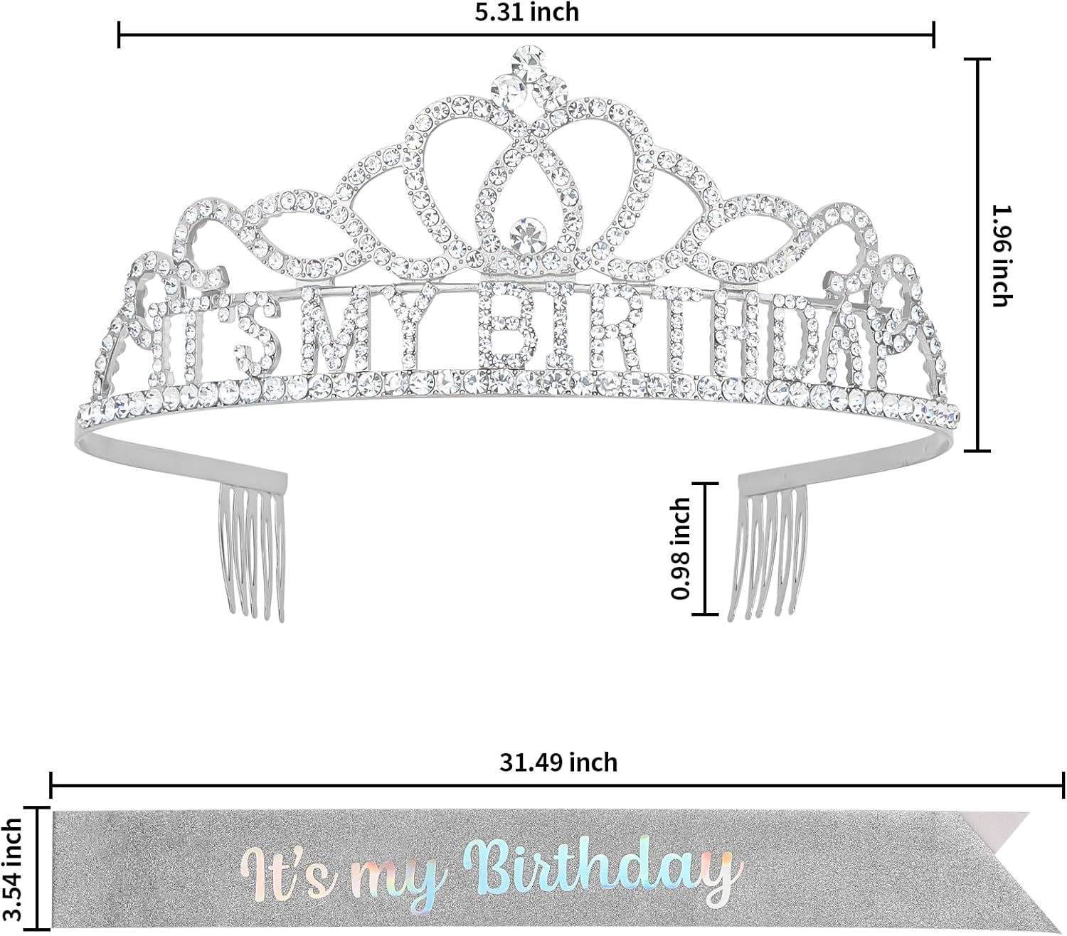 Thumbnail 1 de Norbiariz Birthday Crown Set for Women