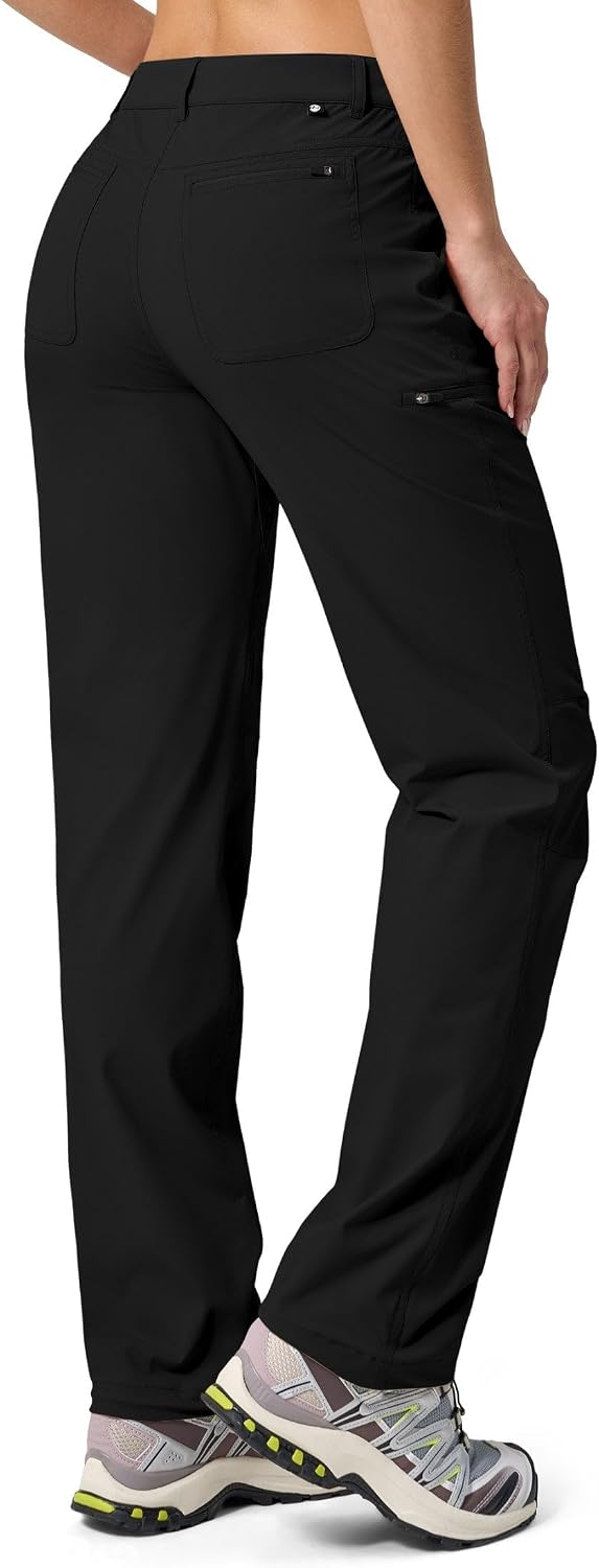 Detalle de Willit Women's Hiking Pants, Quick-Dry Stretch, UPF 50+, Water-Resistant