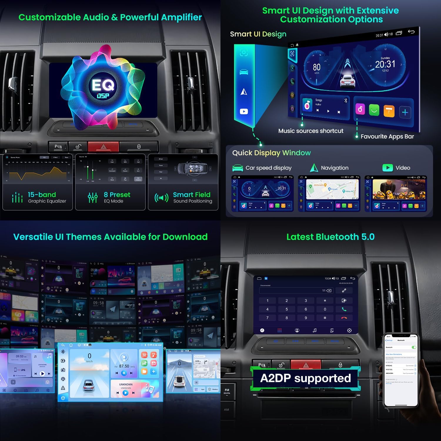 Thumbnail 4 de XTRONS 7" Android Car Stereo for Freelander 2 (2007-2012) with 4GB RAM, 64GB ROM, IPS HD Screen and 4G LTE