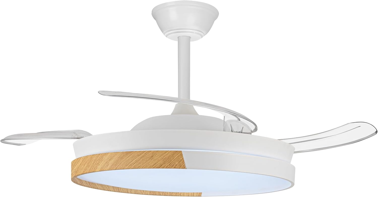 Thumbnail 4 de wonderlamp - Ventilador LED Arpino Blanco con Aspas Plegables 🌬