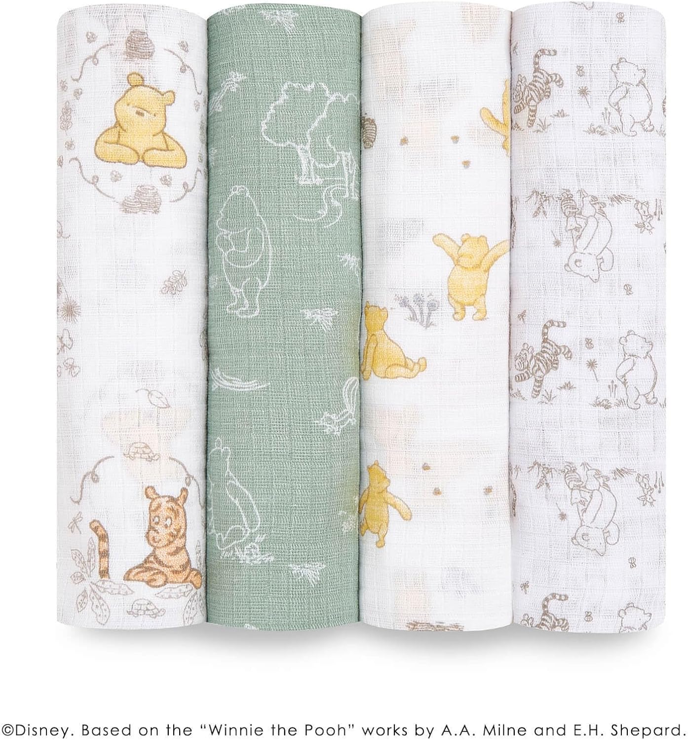 Detalle 2 de aden + anais essentials SWADAEDESWC40008DIJB モスリンコットンおくるみ 4枚セット