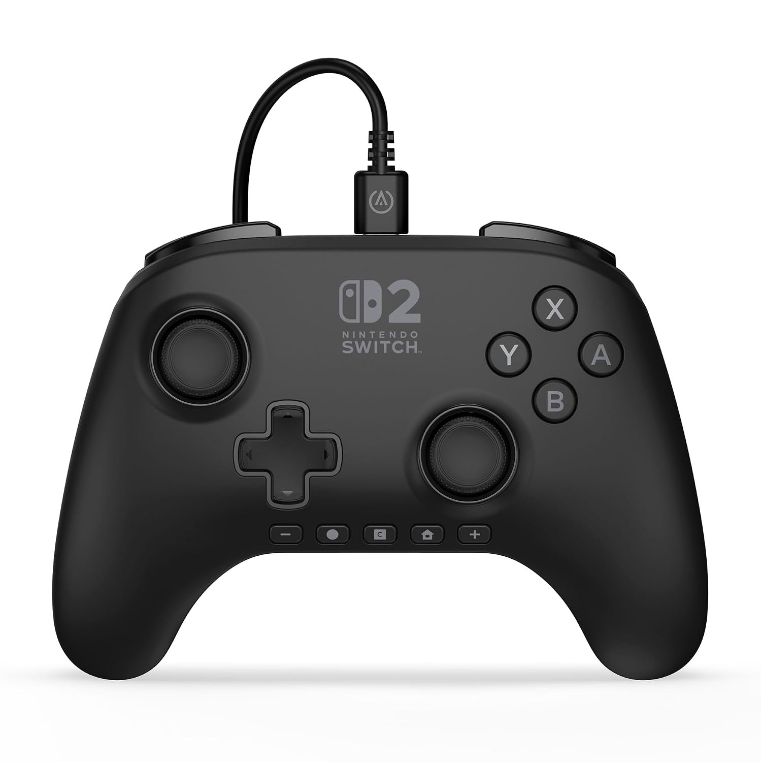 Detalle de PowerA kabelgebundener Advantage-Controller für Nintendo Switch 2 – offiziell lizenziert, Schwarz