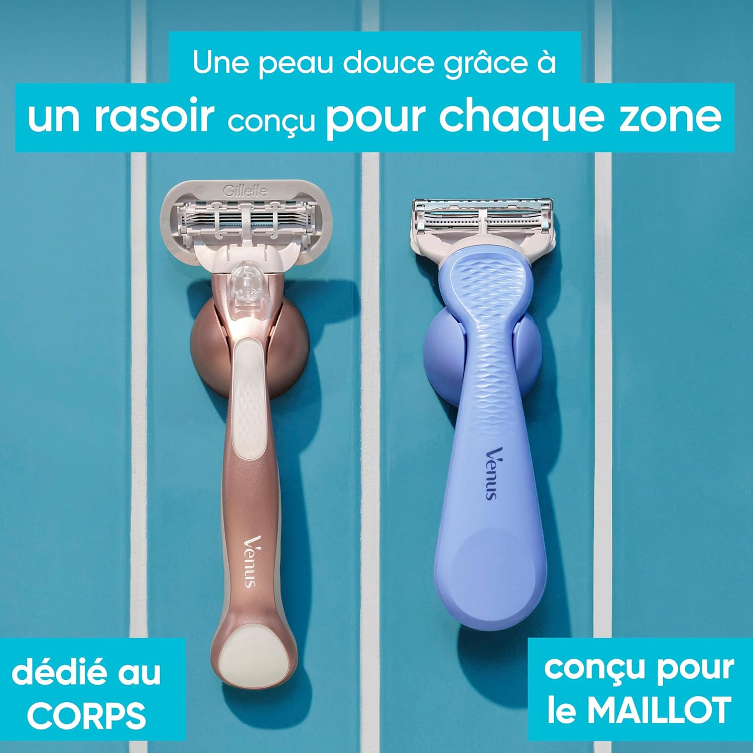 Thumbnail 6 de Gillette Venus Intimate rasoir maillot à tête plus petite et manche ergonomique réutilisable