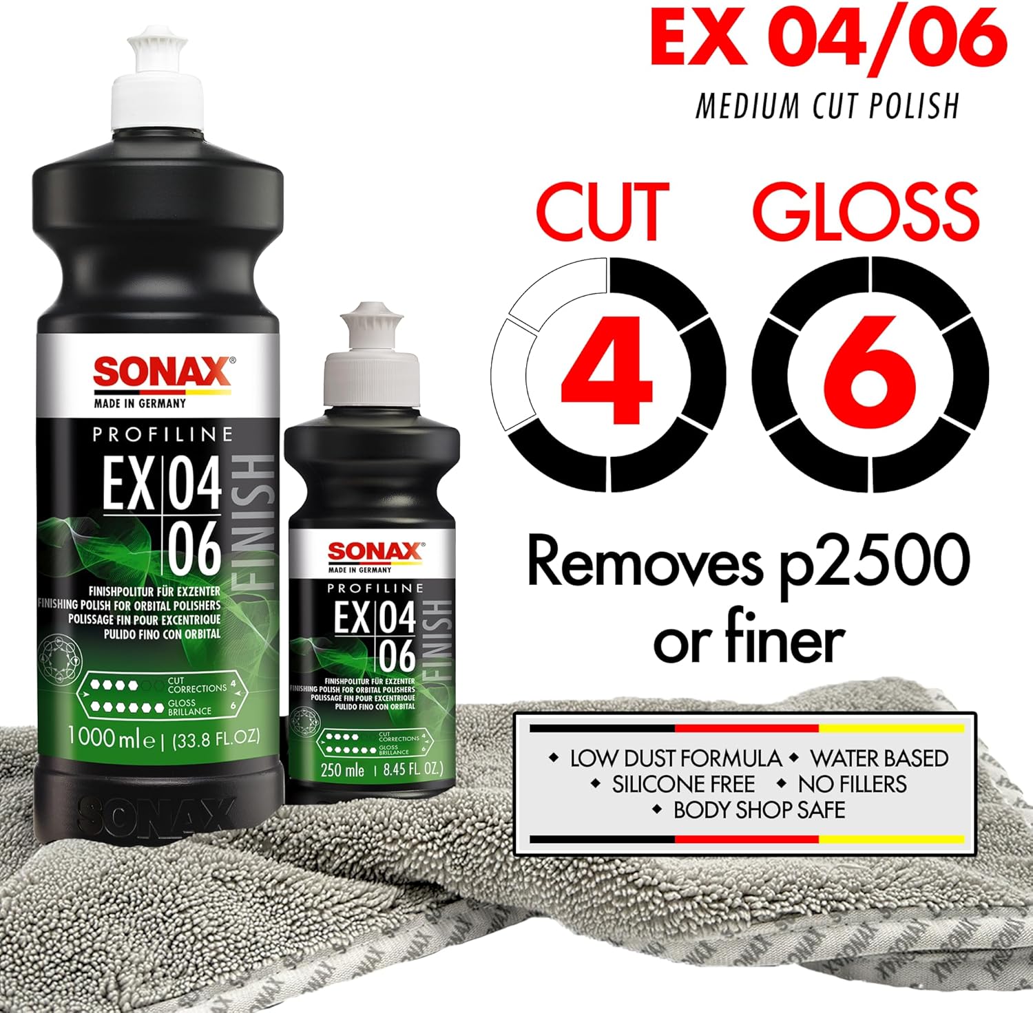 Thumbnail 1 de SONAX PROFILINE EX 04-06 Lucidante auto (250 ml) – lucidante professionale senza ologrammi