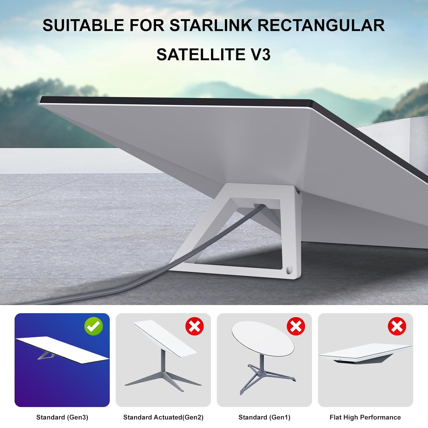 Thumbnail 1 de cat gruciso Starlink Gen 3 Cable 30M/100FT: Waterproof Network Extension for Starlink Gen 3