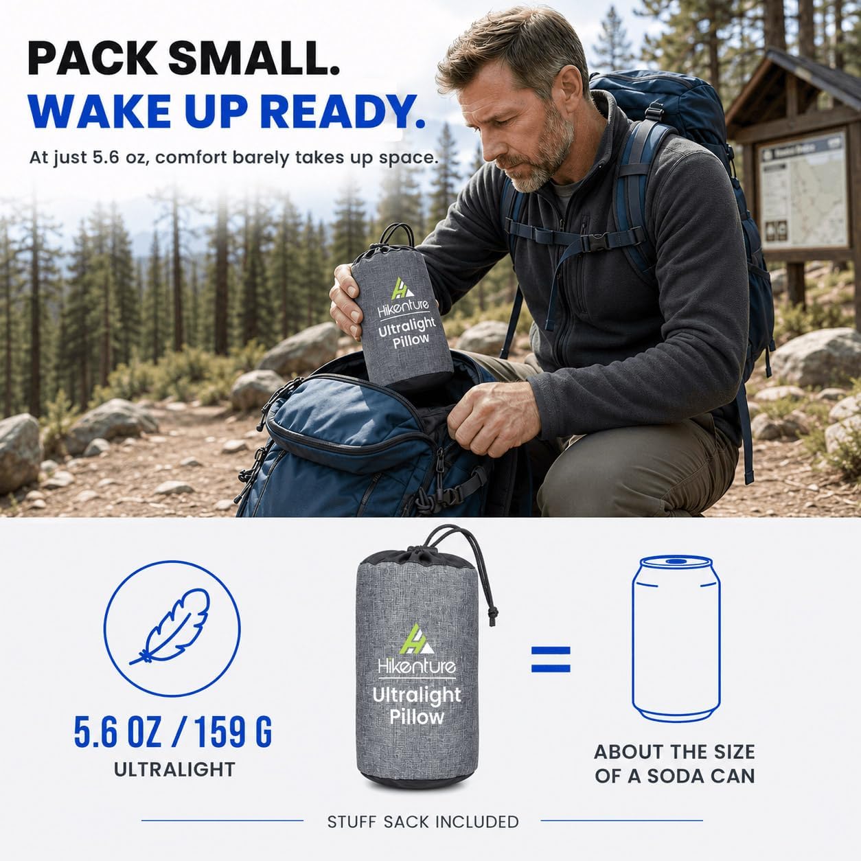 Thumbnail 6 de Hikenture Inflatable Camping Pillow
