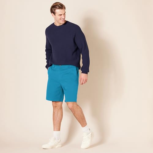 Thumbnail 6 de Amazon Essentials Men's Classic Fit 9" Teal Blue Chino Shorts with Pockets (42W)
