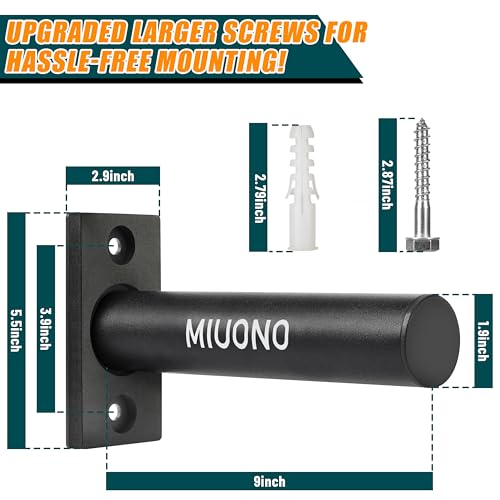 Detalle de Lot de 4 supports MIUONO pour disques olympiques, 5,1 cm ⚙
