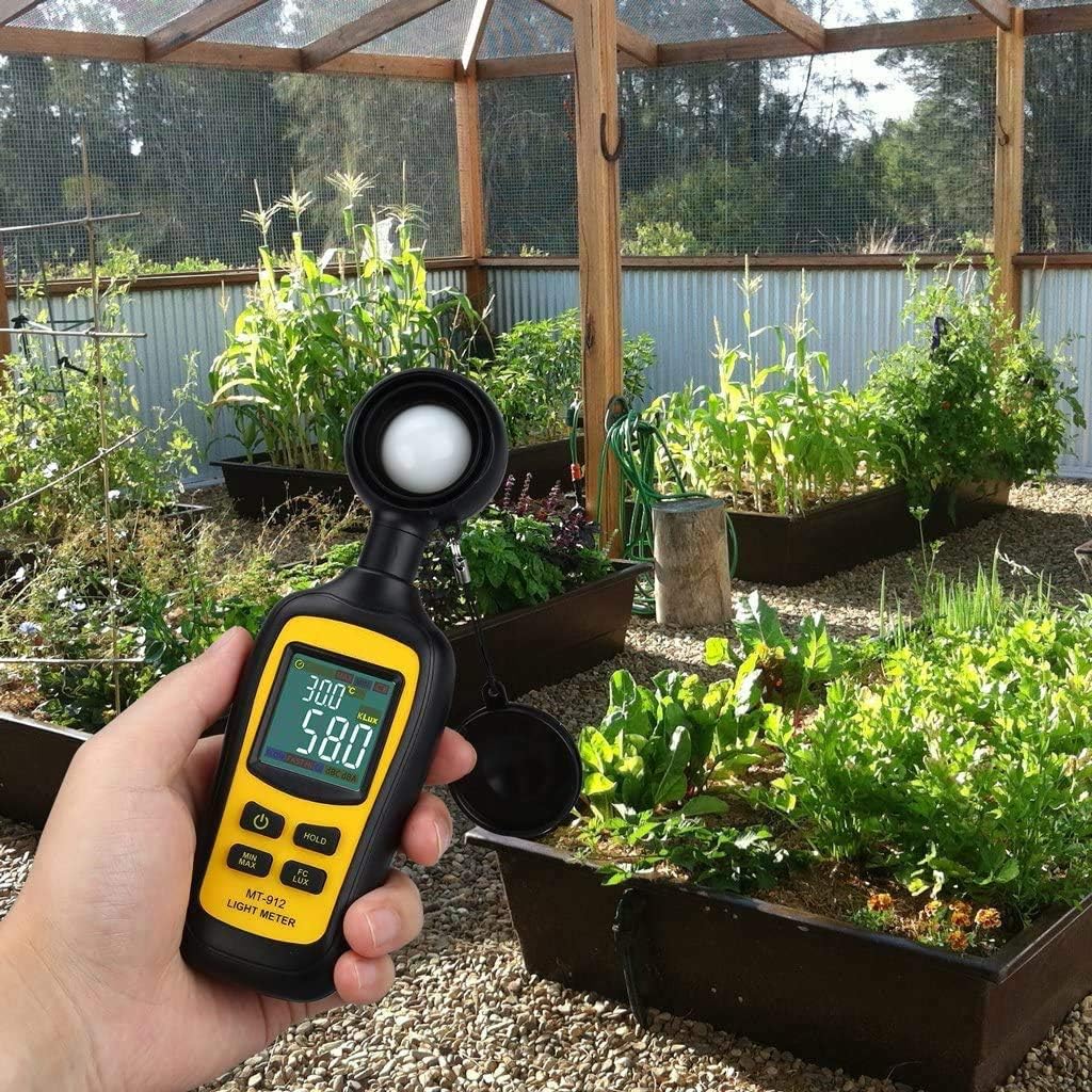 Thumbnail 2 de Handheld Digital Light Meter with Ambient Temperature (0–200,000 Lux)