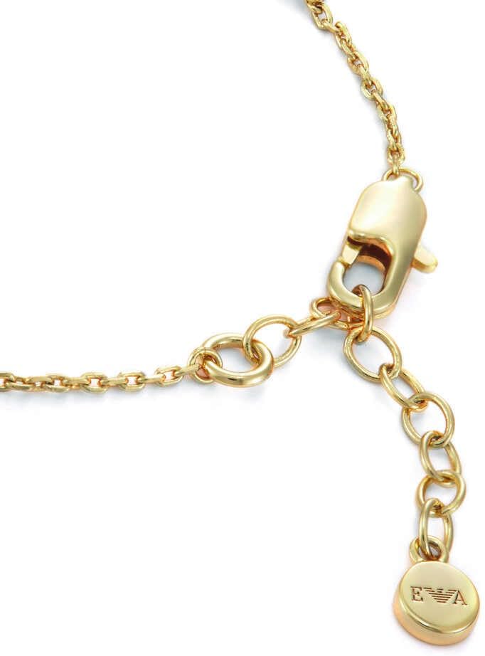 Thumbnail 3 de Bracelet Emporio Armani en laiton ou acier inoxydable, fermoir à homard ton or