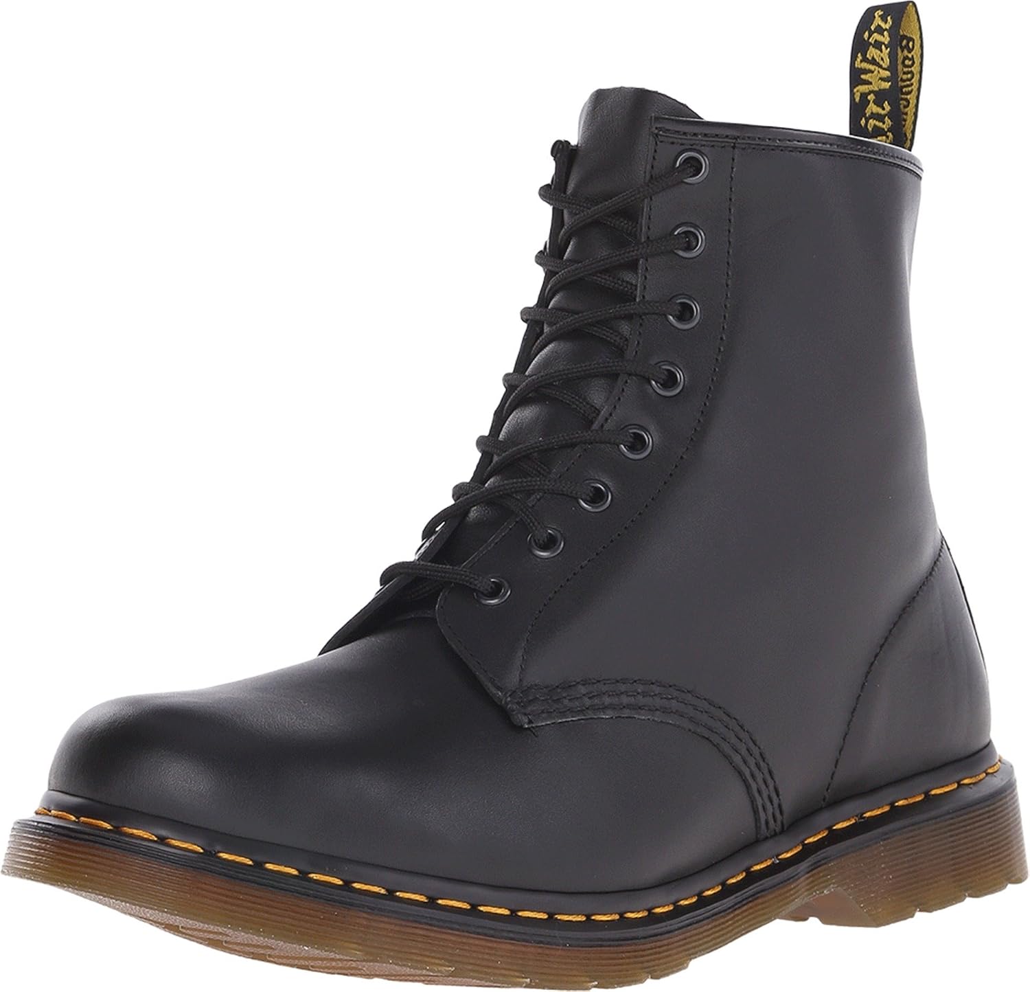 Detalle de Dr. Martens 1460 8 Eye Boot Brown – Anfibi unisex adulti: stile iconico e costruzione duratura
