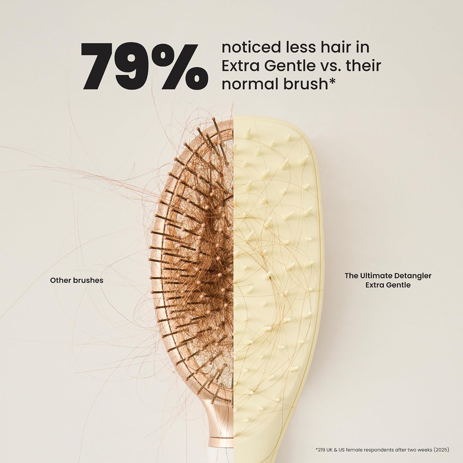 Detalle de Tangle Teezer Ultimate Detangler – Sanftes Entwirren für nasses und trockenes Haar (Chamille)