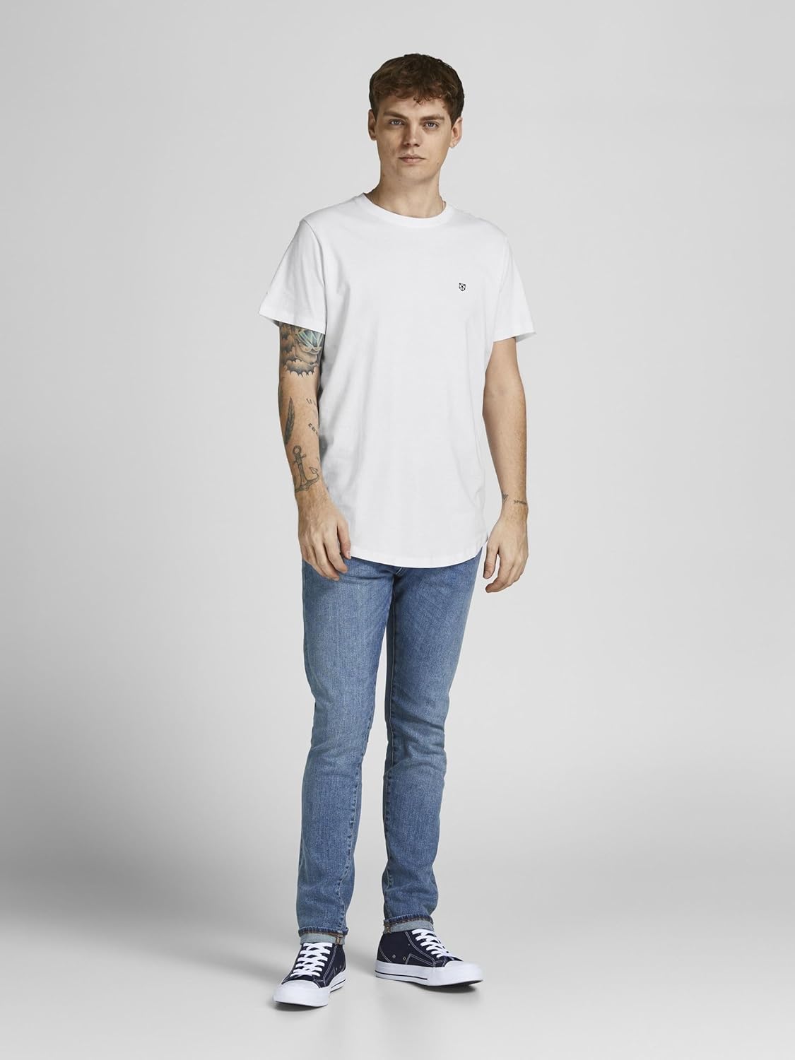 Detalle de JACK & JONES T-shirt uni, pack de 5