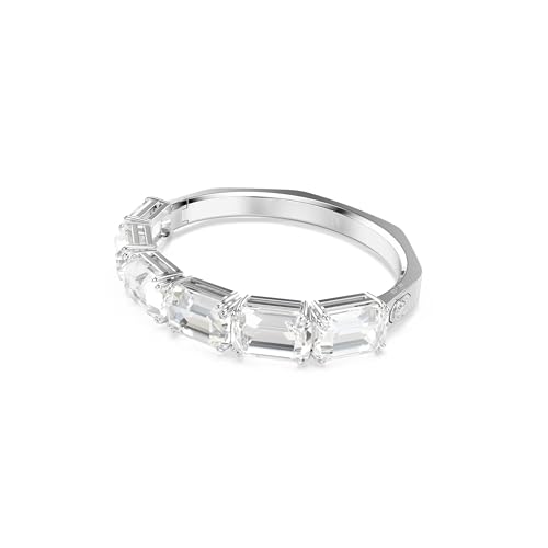 Detalle de Swarovski Bracelet-jonc Millenia, taille octogonale – Blanc, métal rhodié