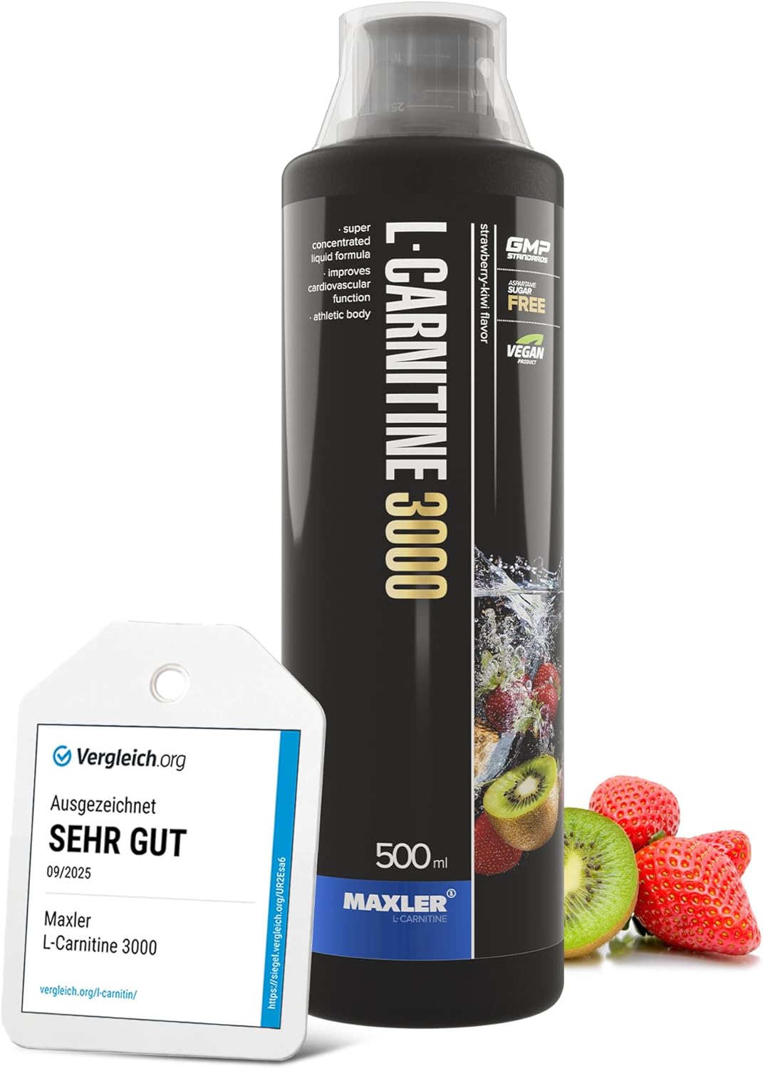Detalle de Maxler L-Carnitine 3000 500 ml đ