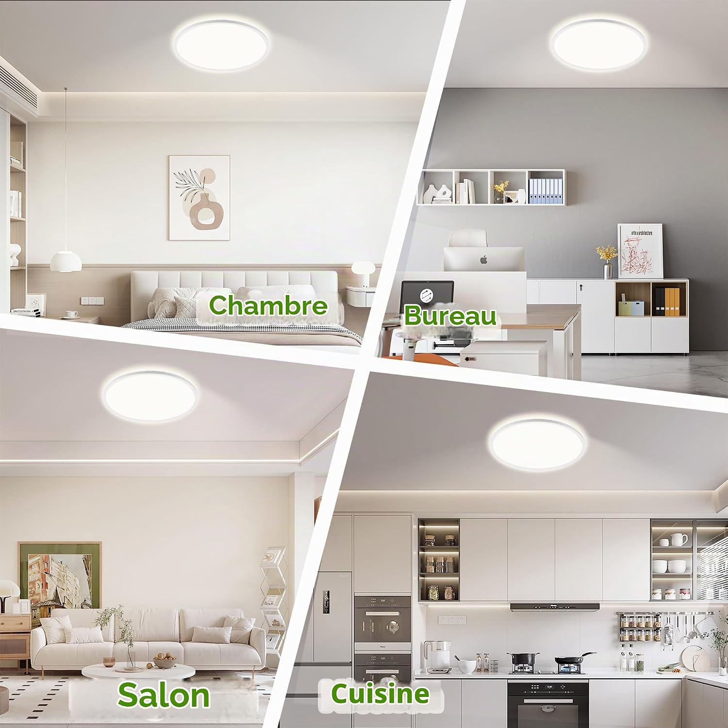 Thumbnail 6 de ONDTA OD88-15A-4R plafondlamp, 16 W, 4000 K, 3.400 lm, rond, energieklasse A