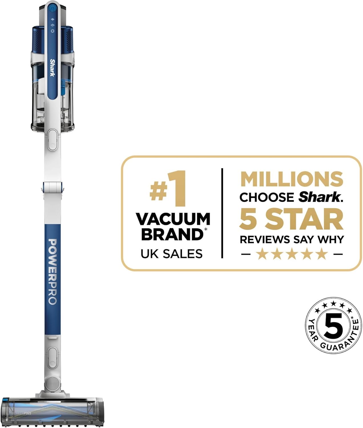 Thumbnail 1 de Shark IZ380UK PowerPro cordless stick 45‑min run time