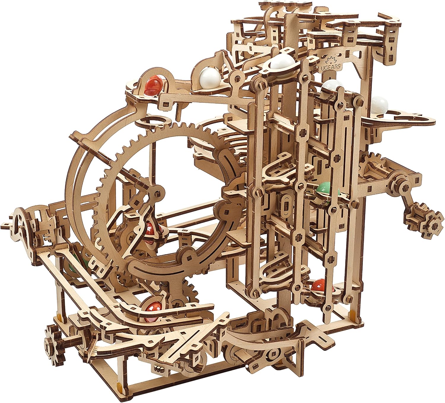 Detalle de UGEARS Wooden Marble Run 355 pcs