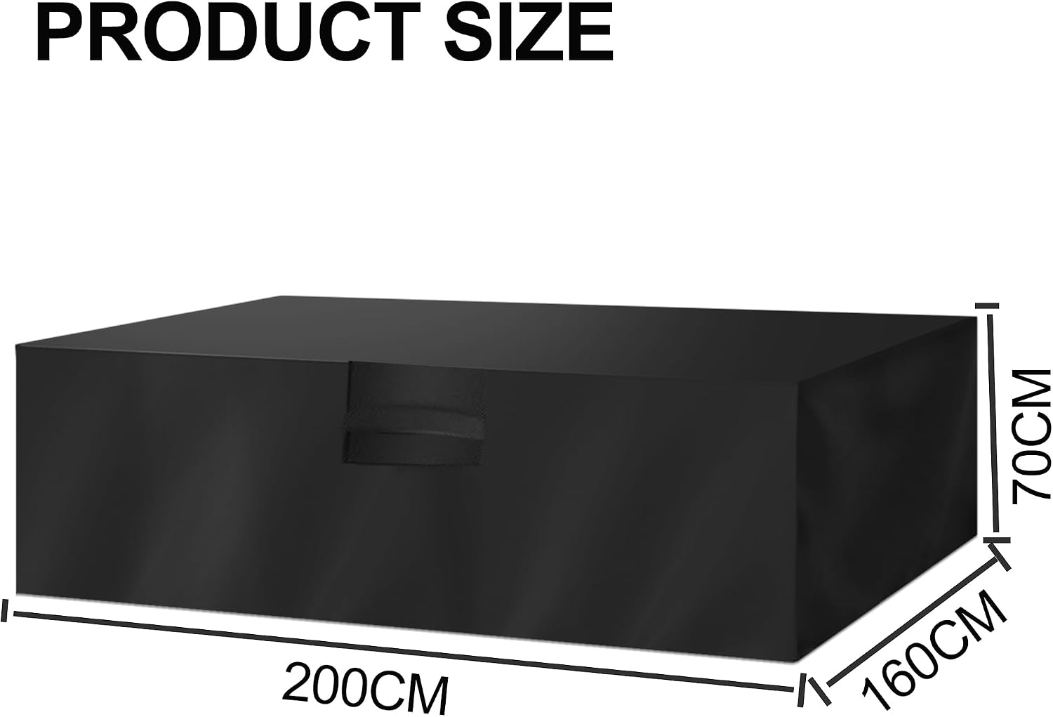 Detalle de Garden furniture cover 200x160x70cm