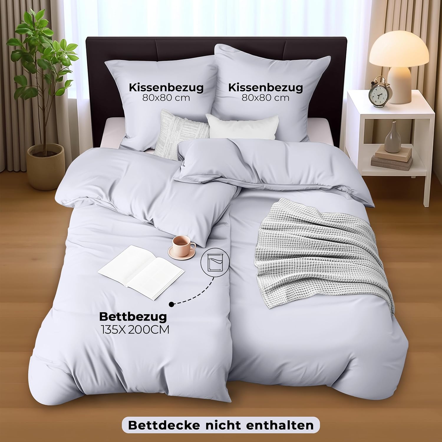 Thumbnail 1 de Utopia Bedding Bettwäsche 135x200 4teilig Mikrofaser