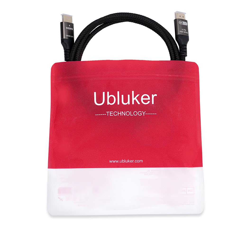 Thumbnail 4 de Ubluker Certified Ultra High Speed HDMI Cable (48Gbps, 4M) for 4K 240Hz, 8K 60Hz, HDR10+ and eARC