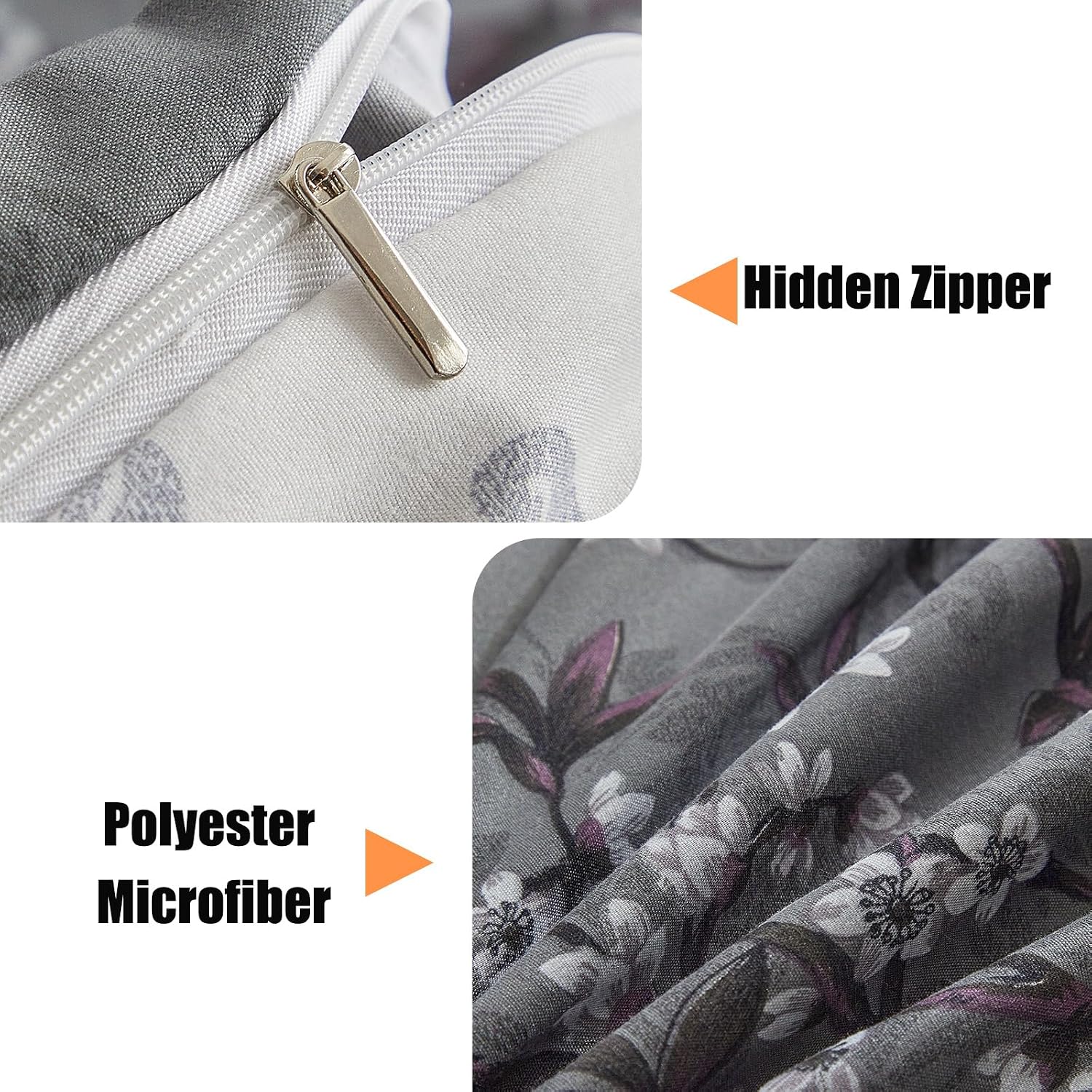 Detalle de TTCM Queen Plum Blossom Duvet Cover Set, 90 x 90-Inch Microfiber