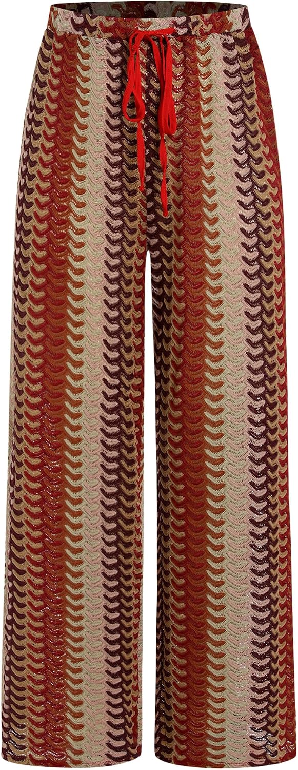 Detalle de ZAFUL Beach Cover-Up Pants with Crochet Detail