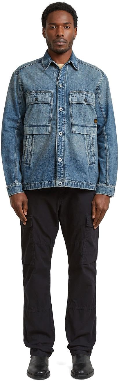Thumbnail 3 de G-Star Mosa Overshirt Overshirt Homme (Lot de 1) – bleu, Taille XXL