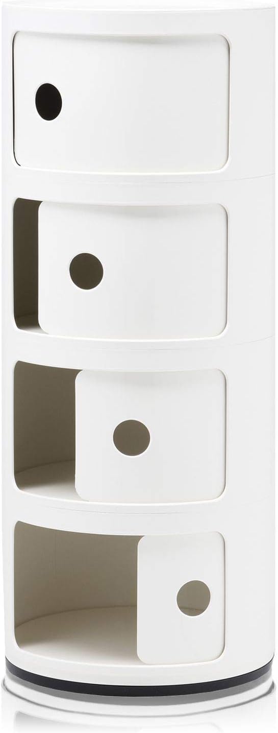 Detalle de Kartell Componibili contenitore 4 elementi 32×32×77 cm 🗄