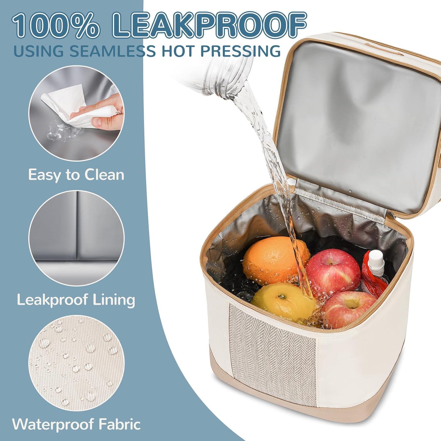Detalle 1 de Mancro Double Layer Breast Milk Cooler Bag for 6 bottles