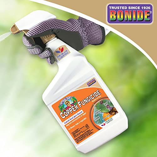 Detalle de Bonide Captain Jack's Copper Fungicide: 32 oz Ready-to-Use Spray for Organic Gardening