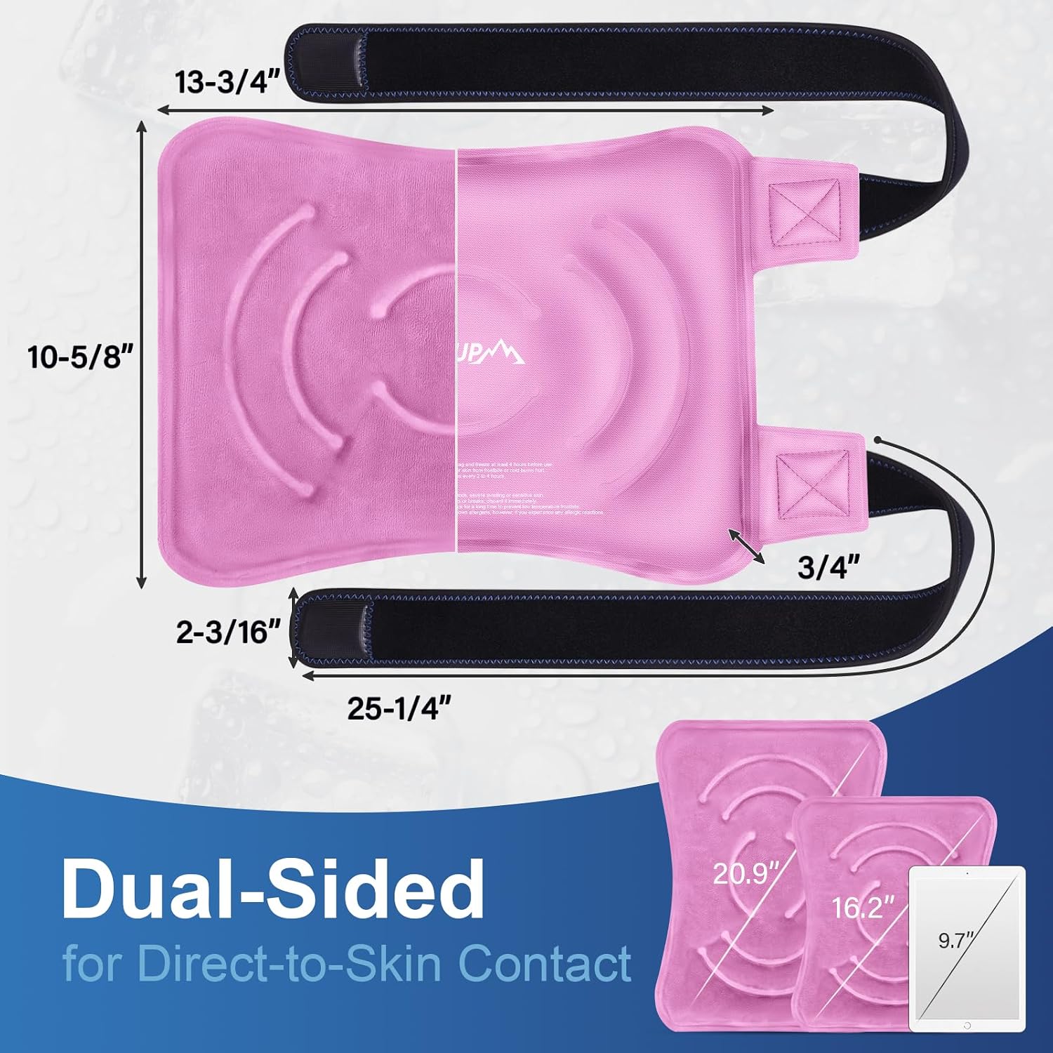 Detalle 2 de APEXUP Reusable Ice Pack Wrap, Large